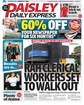 Cover of Paisley Daily Express