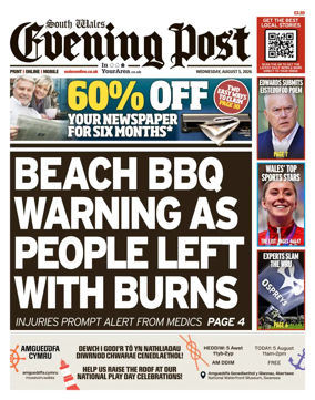 Cover of South Wales Evening Post