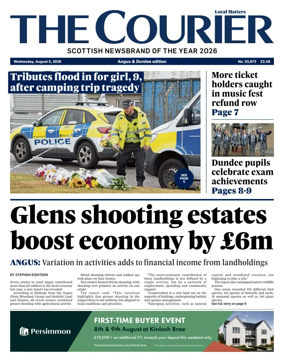 Cover of The Courier & Advertiser (Angus and Dundee)