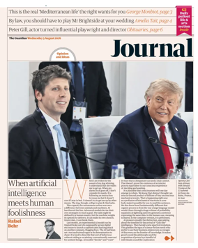 Cover of The Guardian e-paper Journal