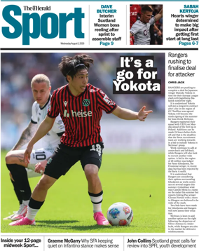 Cover of Herald Sport