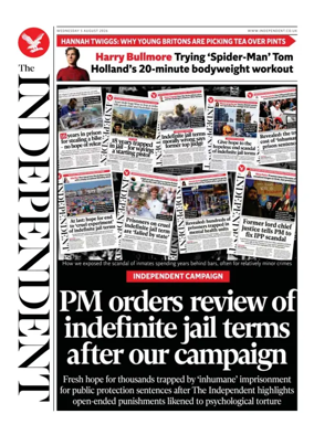 Cover of The Independent