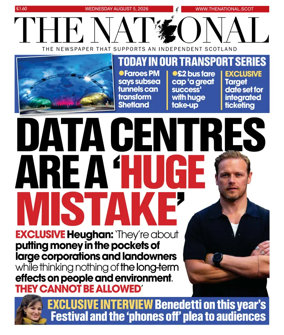 Cover of The National (Scotland)