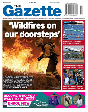 Cover of Uxbridge Gazette