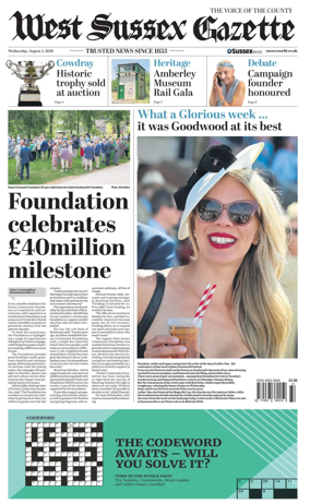 Cover of West Sussex Gazette