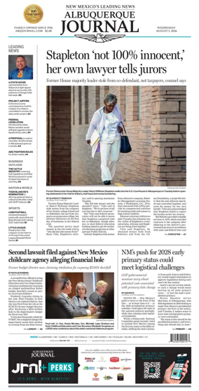 Cover of Albuquerque Journal