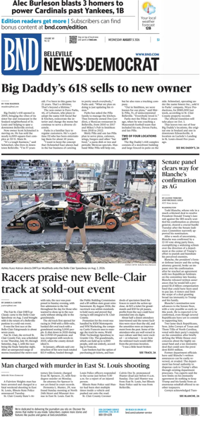 Cover of Belleville News-Democrat