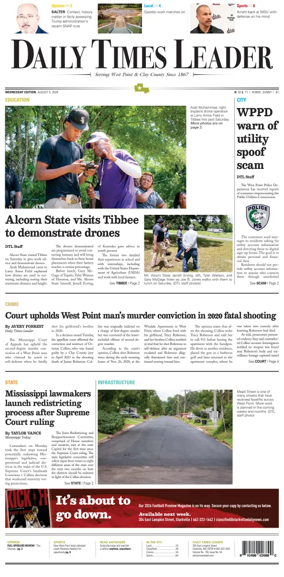 Cover of Daily Times Leader