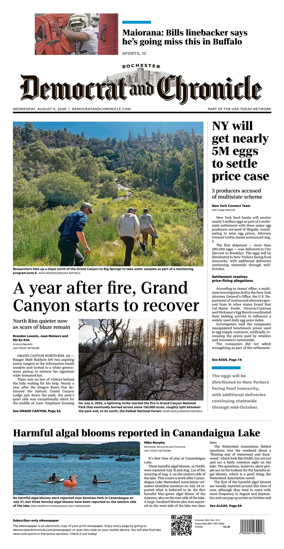 Cover of Democrat and Chronicle