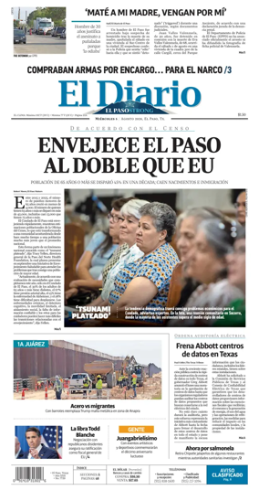 Cover of El Diario de El Paso
