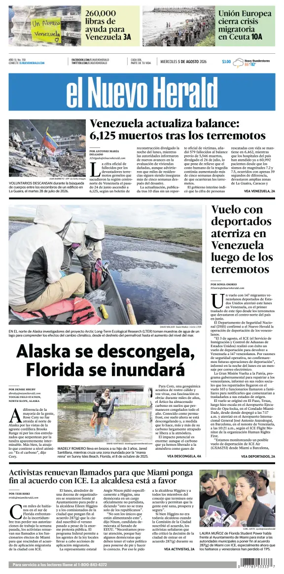 Cover of El Nuevo Herald