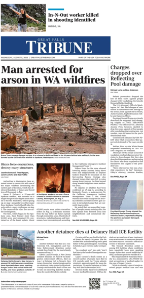 Cover of Great Falls Tribune