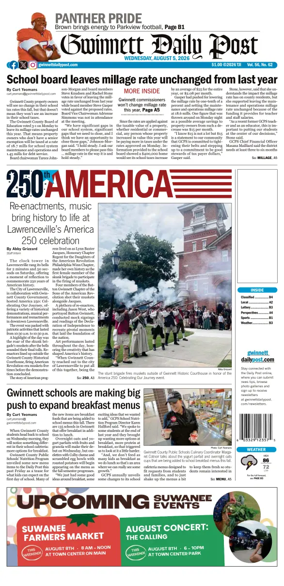 Cover of Gwinnett Daily Post