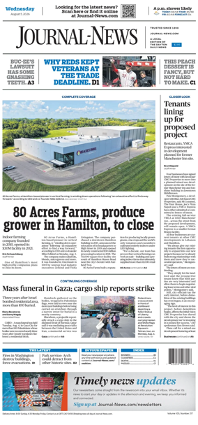 Cover of Hamilton Journal News