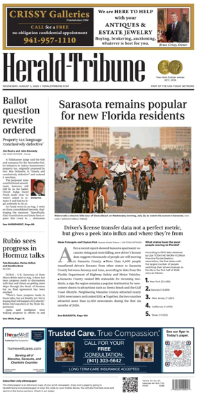 Cover of Herald-Tribune