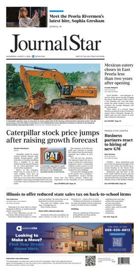Cover of Journal Star (Peoria)