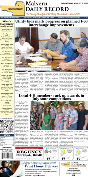 Cover of Malvern Daily Record
