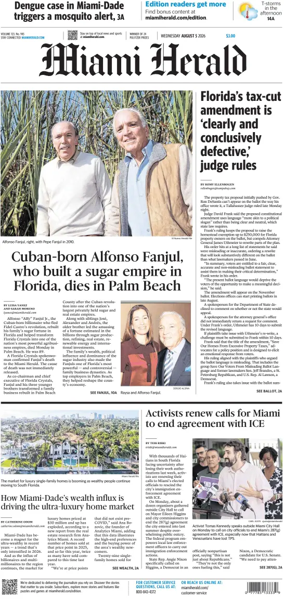 Cover of Miami Herald