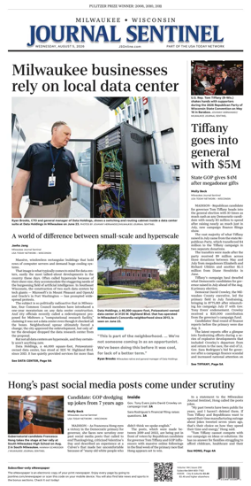 Cover of Milwaukee Journal Sentinel