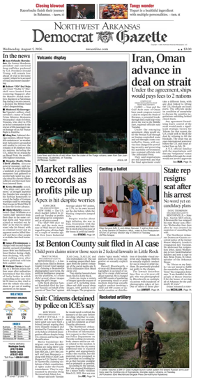 Cover of Northwest Arkansas Democrat-Gazette