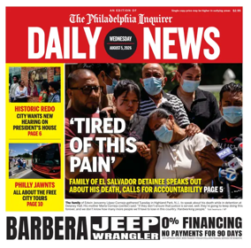 Cover of Philadelphia Daily News