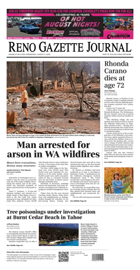 Cover of Reno Gazette Journal