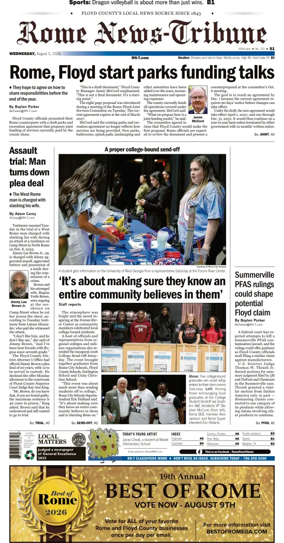 Cover of Rome News-Tribune