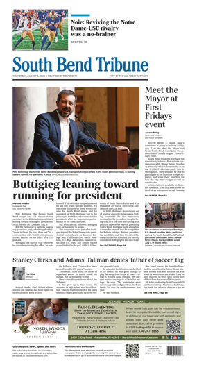 Cover of South Bend Tribune
