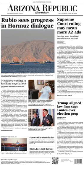 Cover of The Arizona Republic