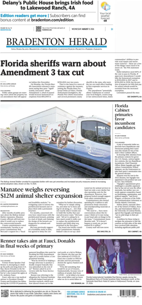 Cover of The Bradenton Herald