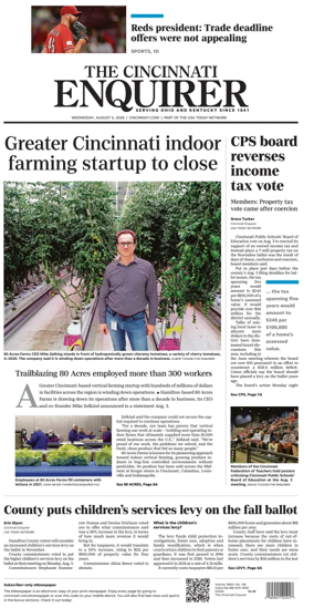 Cover of The Cincinnati Enquirer