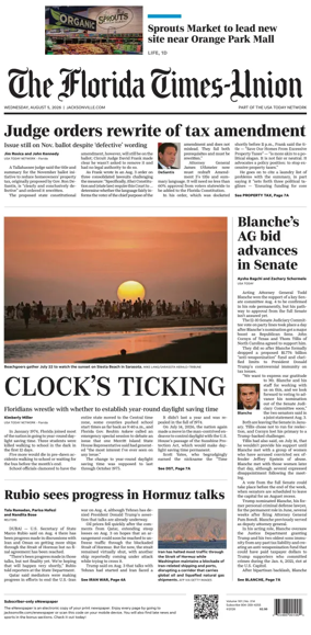 Cover of The Florida Times-Union