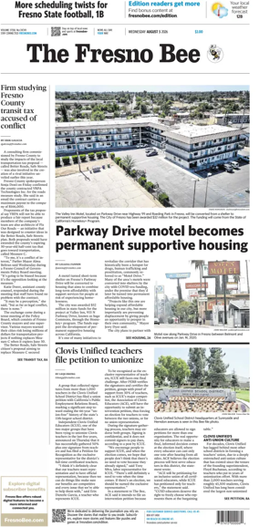 Cover of The Fresno Bee