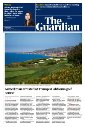 Cover of The Guardian (USA)