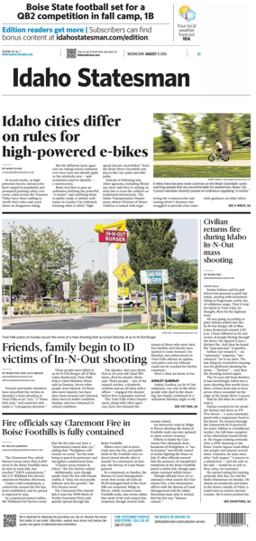 Cover of The Idaho Statesman