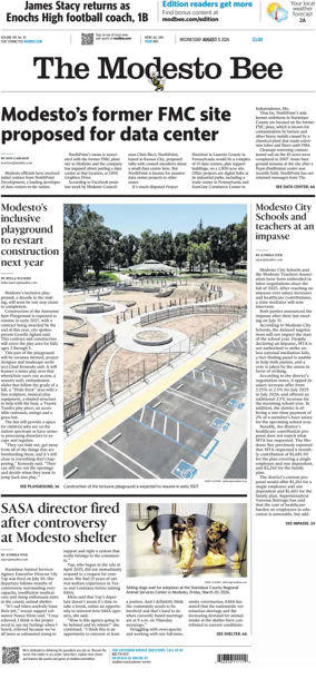 Cover of The Modesto Bee