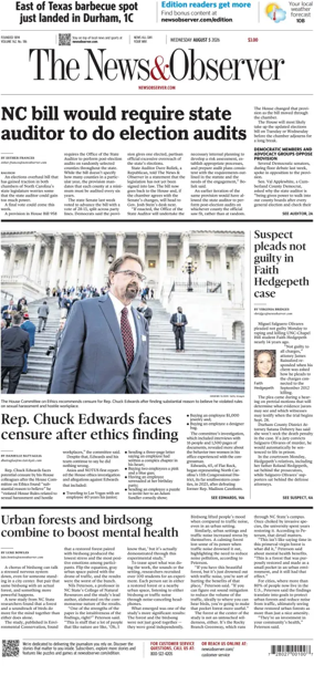 Cover of The News & Observer