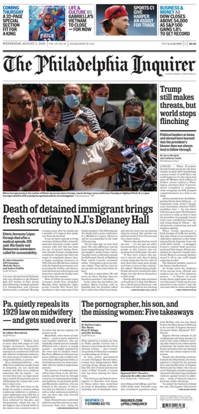 Cover of The Philadelphia Inquirer