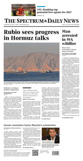 Cover of The Spectrum & Daily News