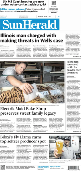 Cover of The Sun Herald