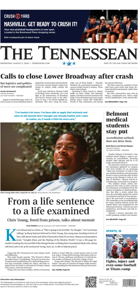 Cover of The Tennessean