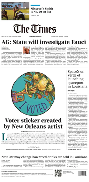 Cover of The Times (Shreveport)