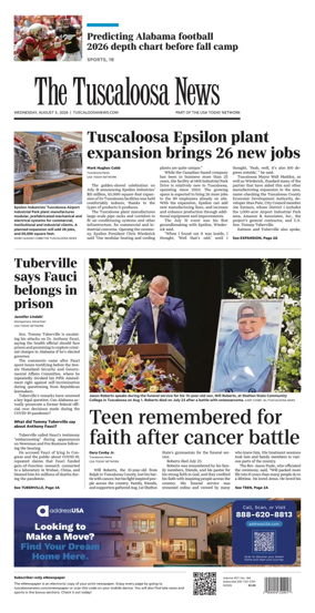 Cover of The Tuscaloosa News
