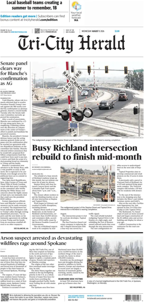 Cover of Tri-City Herald