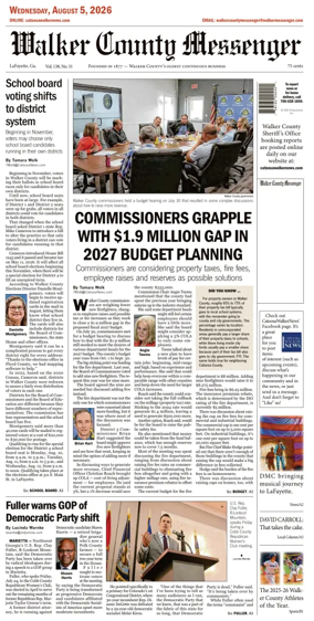Cover of Walker County Messenger