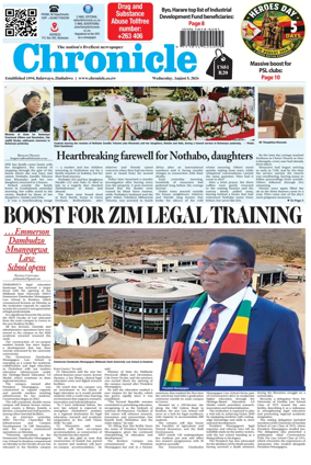 Cover of Chronicle (Zimbabwe)
