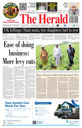 Cover of The Herald (Zimbabwe)