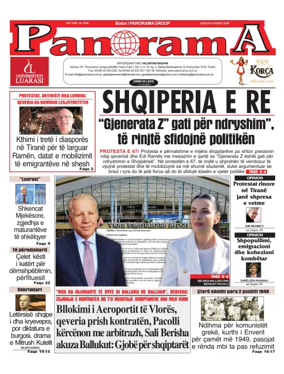 Cover of Panorama (Albania)