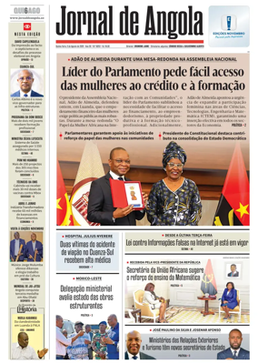 Cover of Jornal de Angola