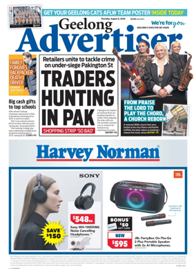 Cover of Geelong Advertiser